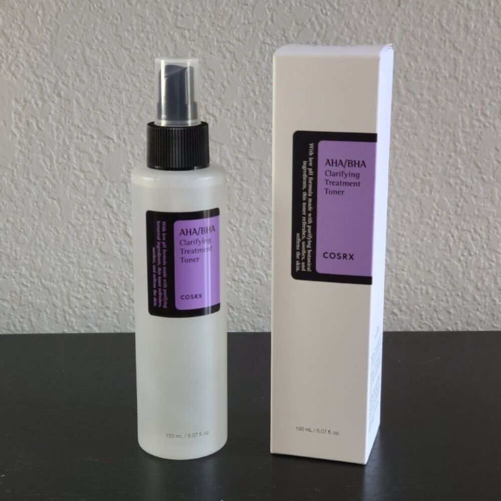COSRX AHA BHA Clarifying Treatment Toner 150ml Korean Skincare Acne Exfoliating